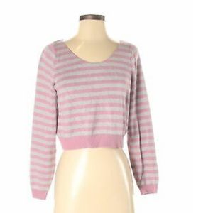 Free People Women Pink Pullover Sweater S